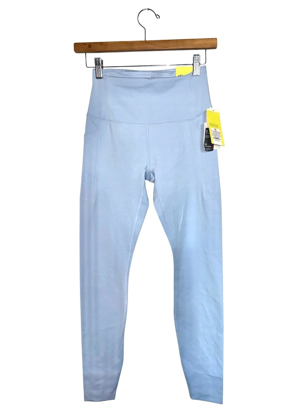 New XS all in motion Light Blue High-Waist Full Length Cold Weather Leggings